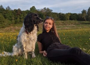 Ted and Chloe Outside