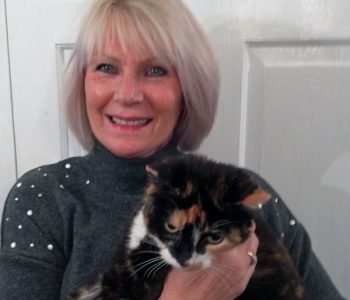 Alison holding Topsey