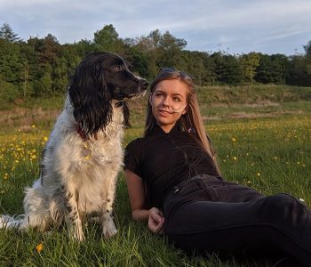 Ted and Chloe Outside